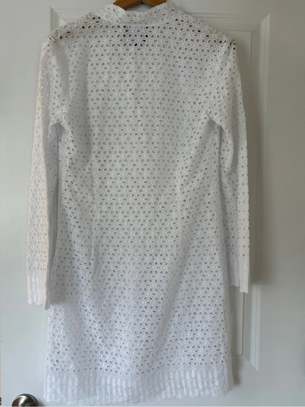 Sail to Sable White Eyelet Coverup Tunic